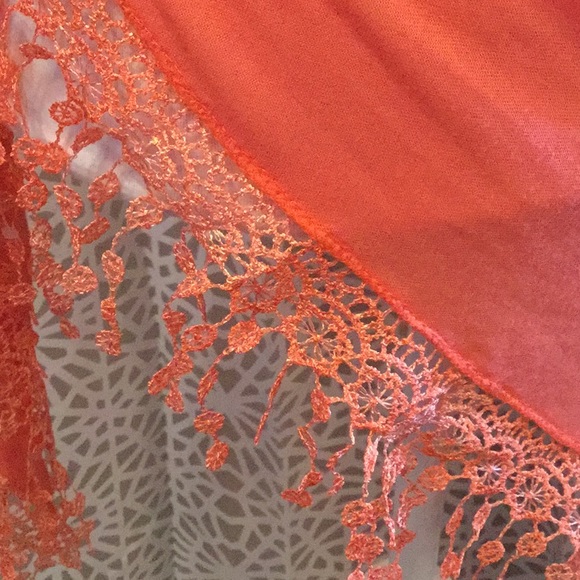 🆕Anthropologie Soft Peachy Sarong Scarf 🍑 - Picture 4 of 4